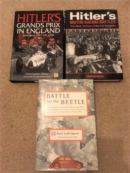 Assorted Porsche motorsport related volumes.