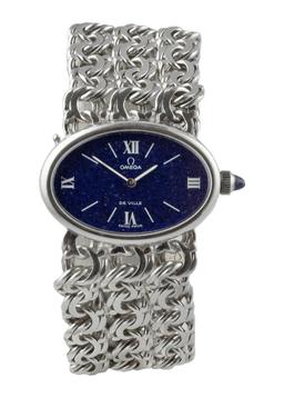 1970's Omega Jeux D'Argent Silver Bracelet Watch.