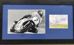 Barry Sheene MBE Autograph Presentation.