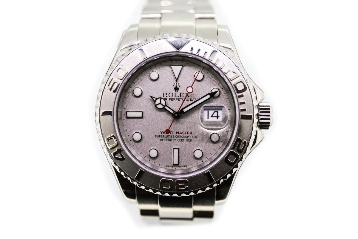 2003 Rolex Yachtmaster Stainless Steel and Platinum