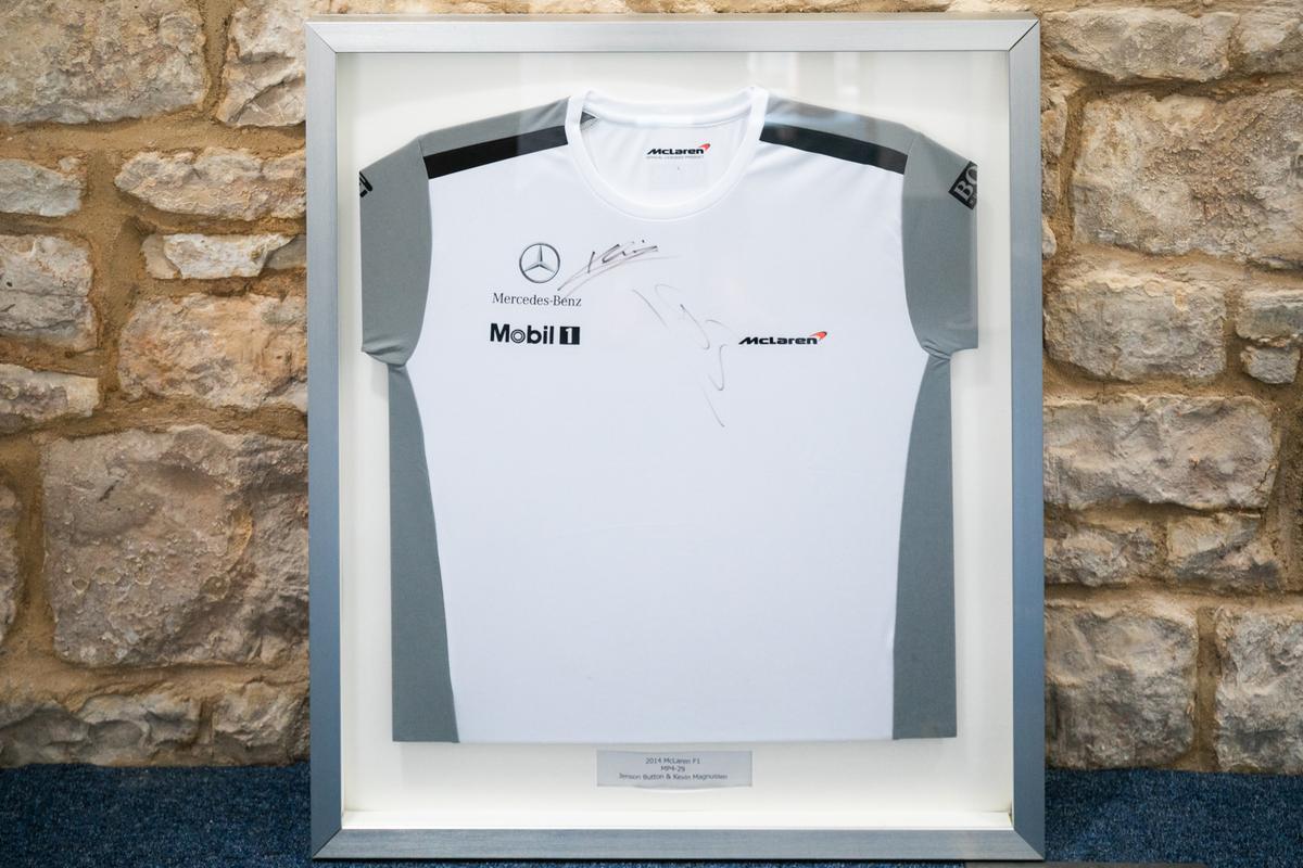 Signed 2014 McLaren shirt