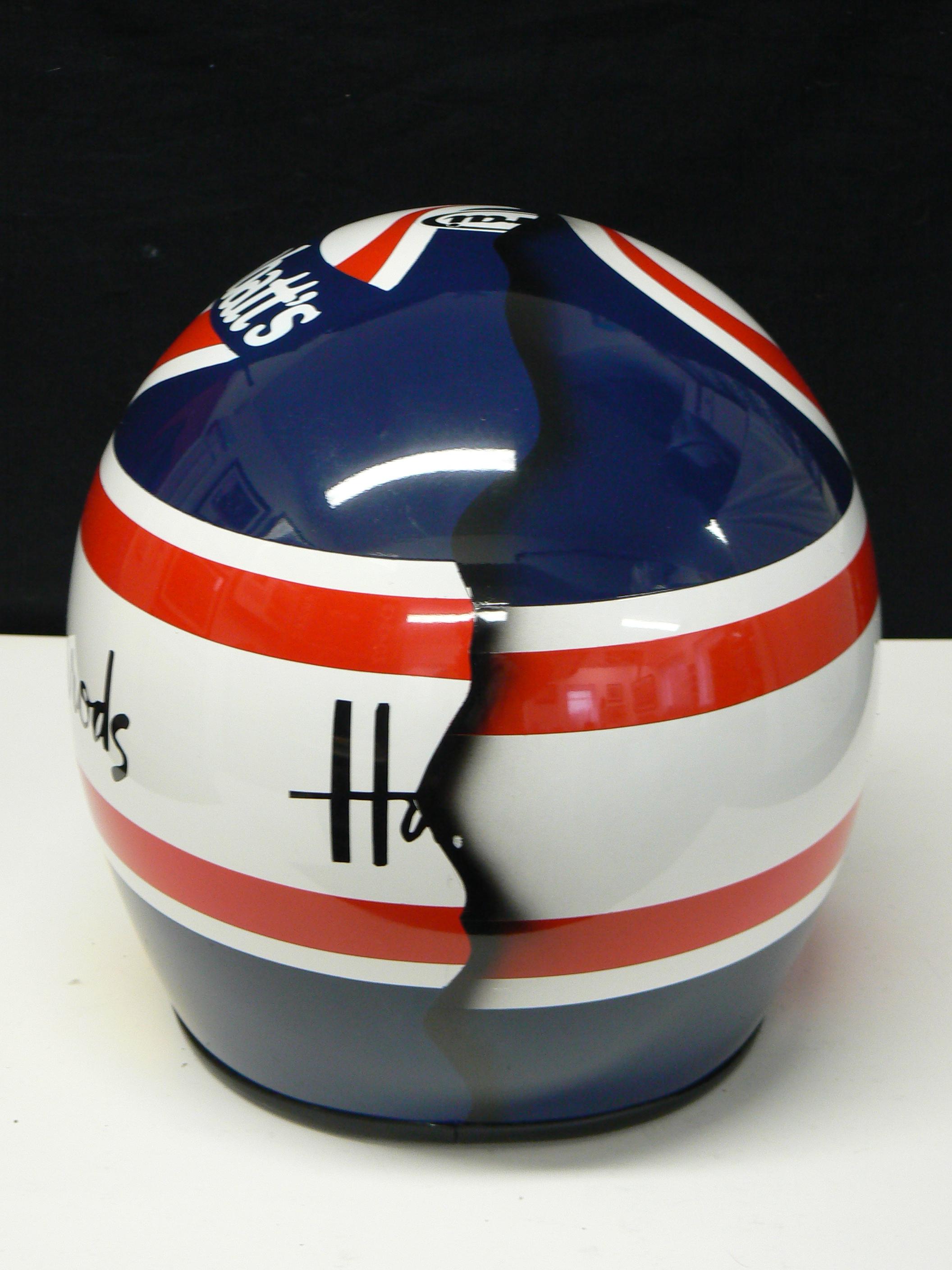 Nigel Mansell  'Half and Half' helmet