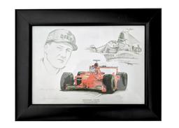 Collection of Michael Schumacher related items