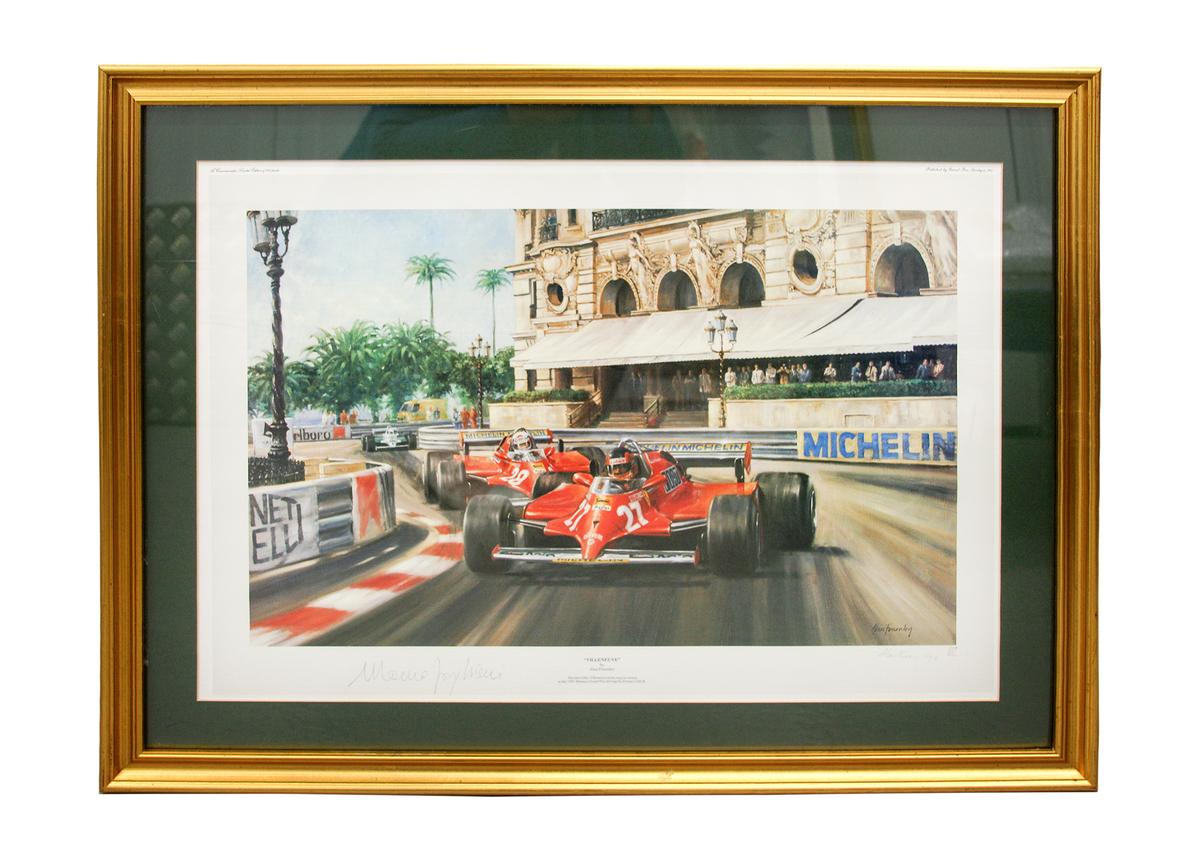 Villeneuve limited edition print signed by Mauro Forghieri