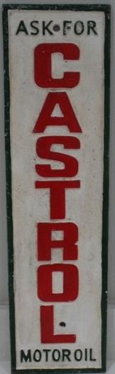 Castrol cast sign
