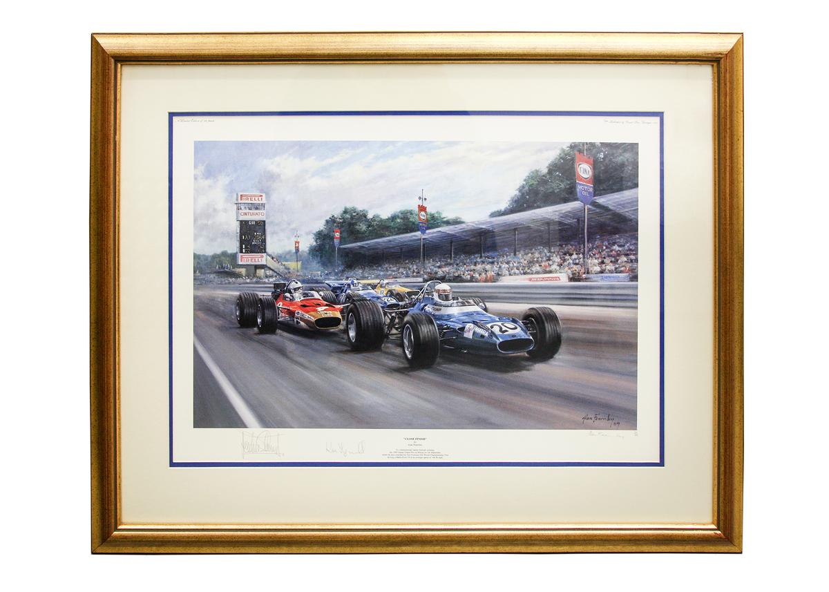 Close Finish by Alan Fearnley signed edition