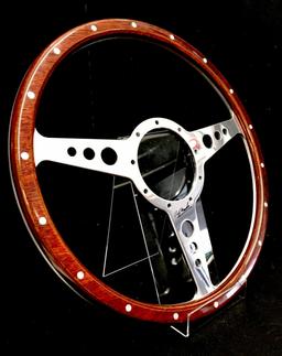 Steering wheel, signed by Tony Brooks