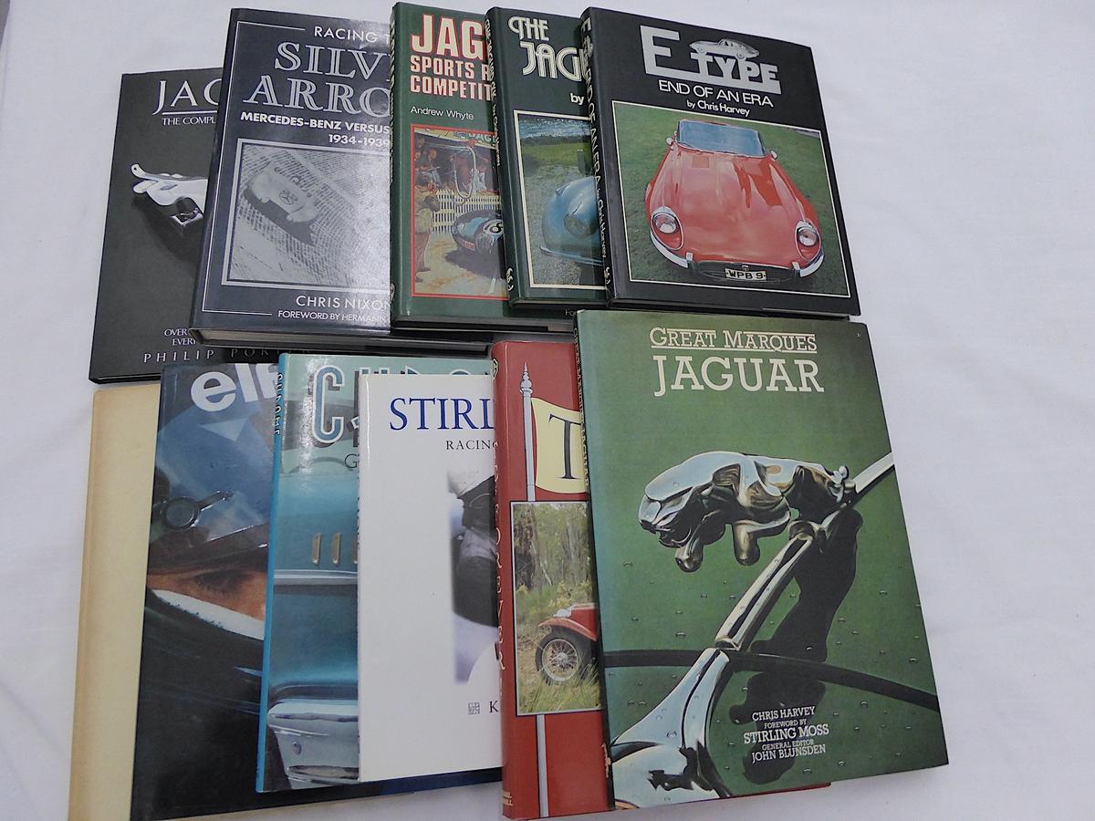 A collection of motor racing publications