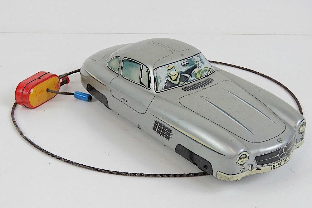 An 'Arnold' Mercedes-Benz 300SL tin-plate toy car