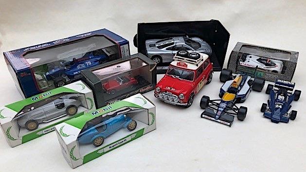 A collection of model cars