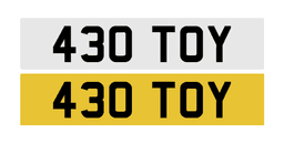 Registration number 430 TOY