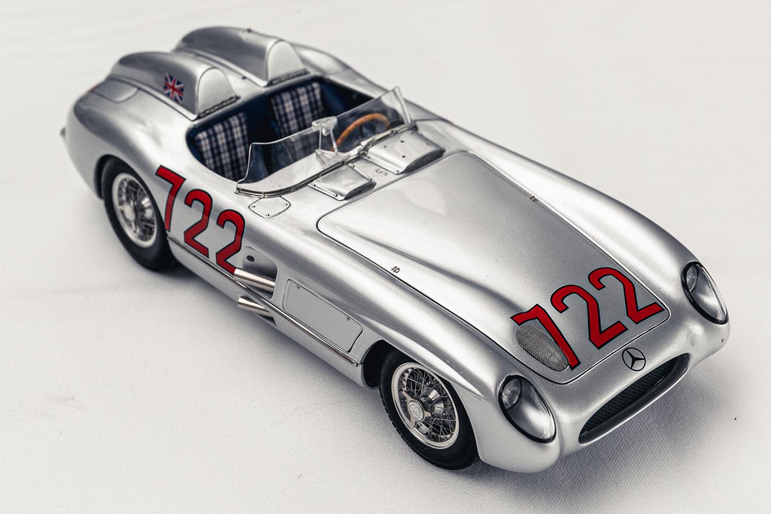 1:18 scale Mercedes-Benz 300 SLR 1955 Mille Miglia