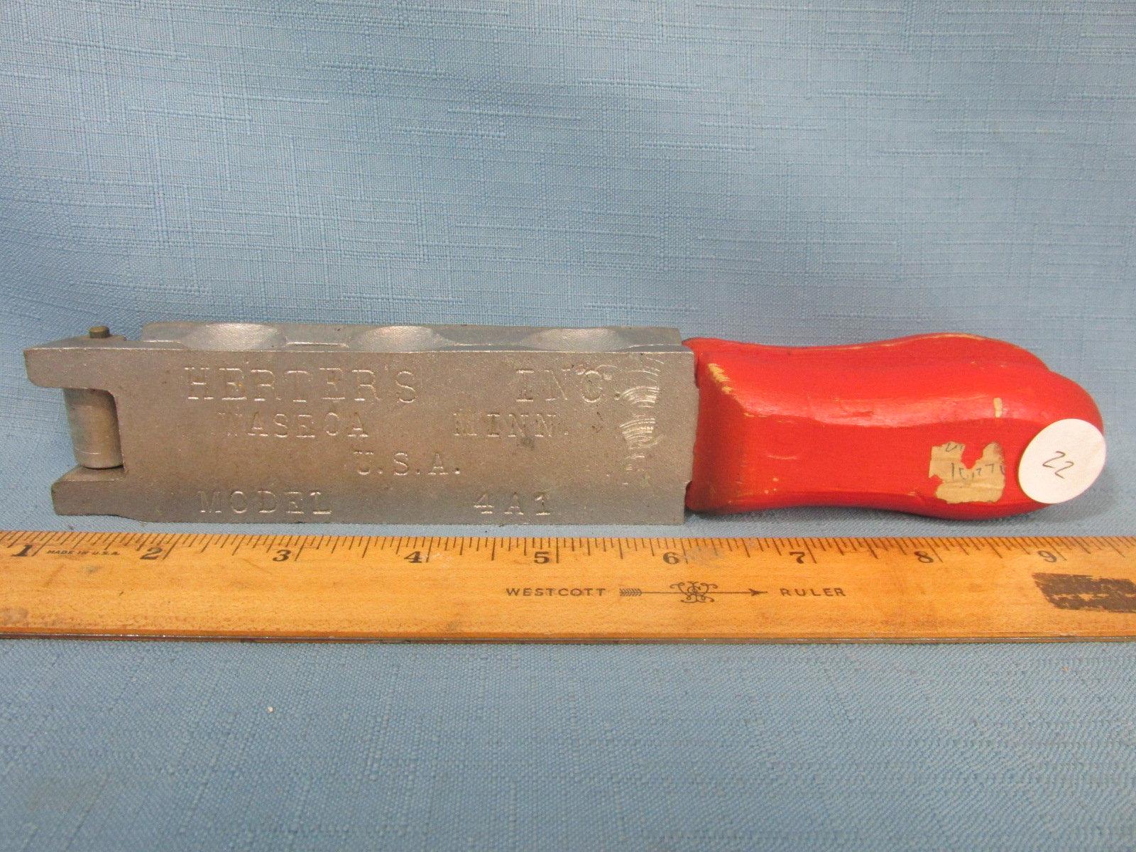 Herter's Inc. Fishing Weight Mold – Model 4A1 – 9”L – As shown