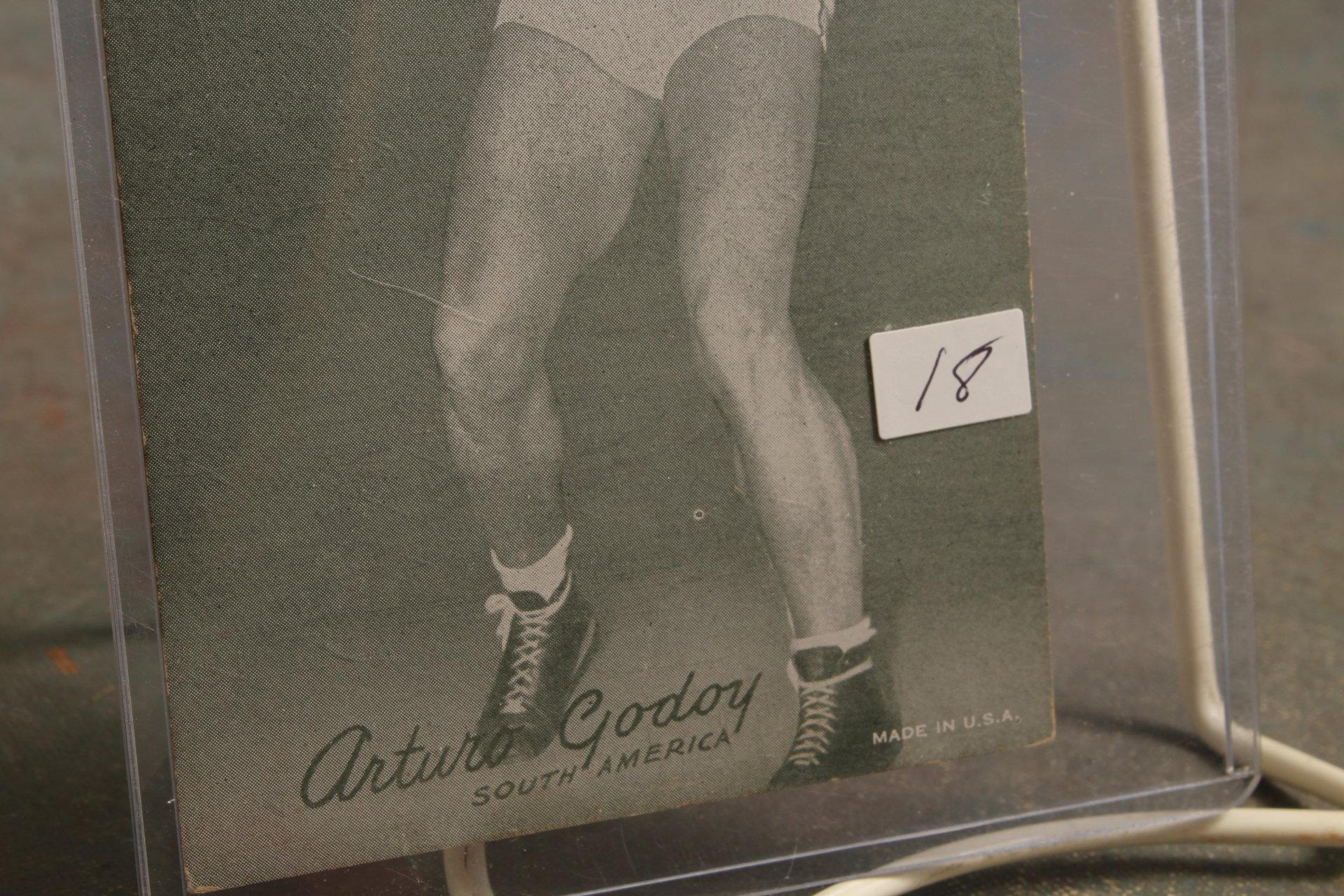 1940's Boxer Arturo Godoy Arcade Exhibit Card