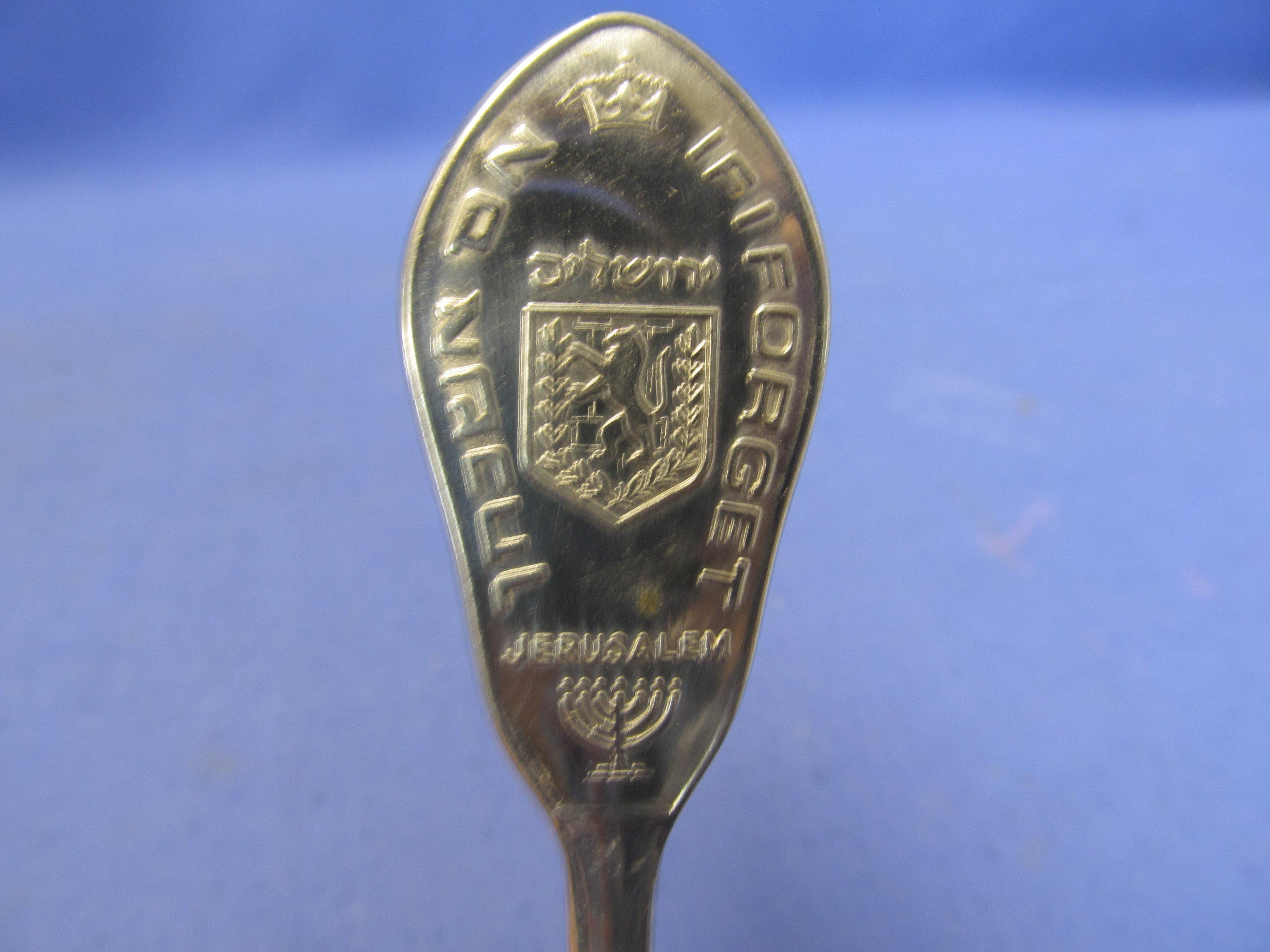 3 Collector Spoons: Jerusalem If I Forget 6” L -HM & Co Jerusalem, Ringling Museum Sarasota, FL, & B