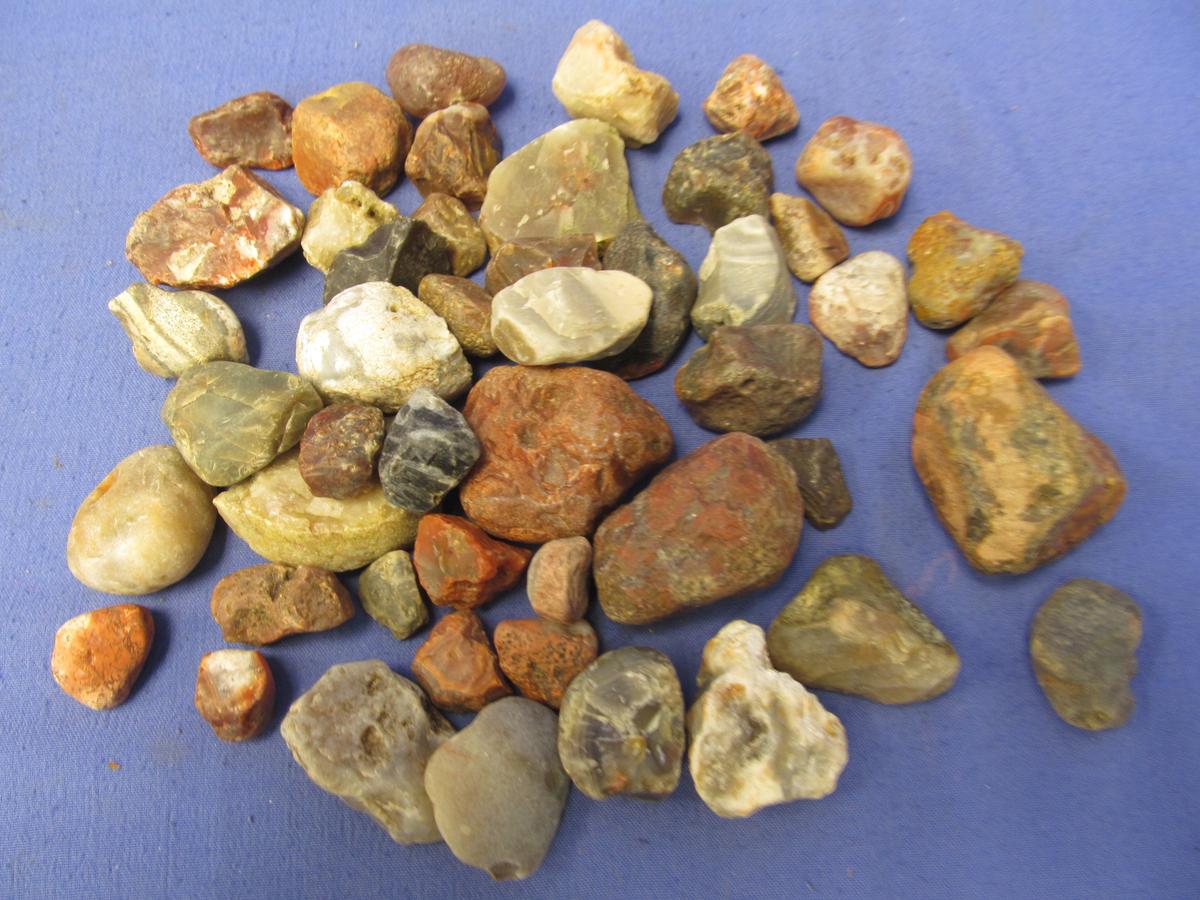 Raw Agates & Other Stones For Tumbling – Appx 2 Lbs