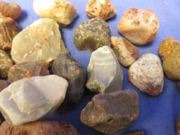 Raw Agates & Other Stones For Tumbling – Appx 2 Lbs