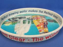 Round Grain Belt Beer Tray – 13 1/4” in diameter - “The wonderful water of Diamond Wells makes