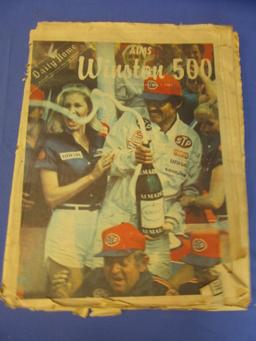 Winston 500 Talladega 1983 Program Book & May 1984 Winston 500 Daily Home Souvenir Racing Edition