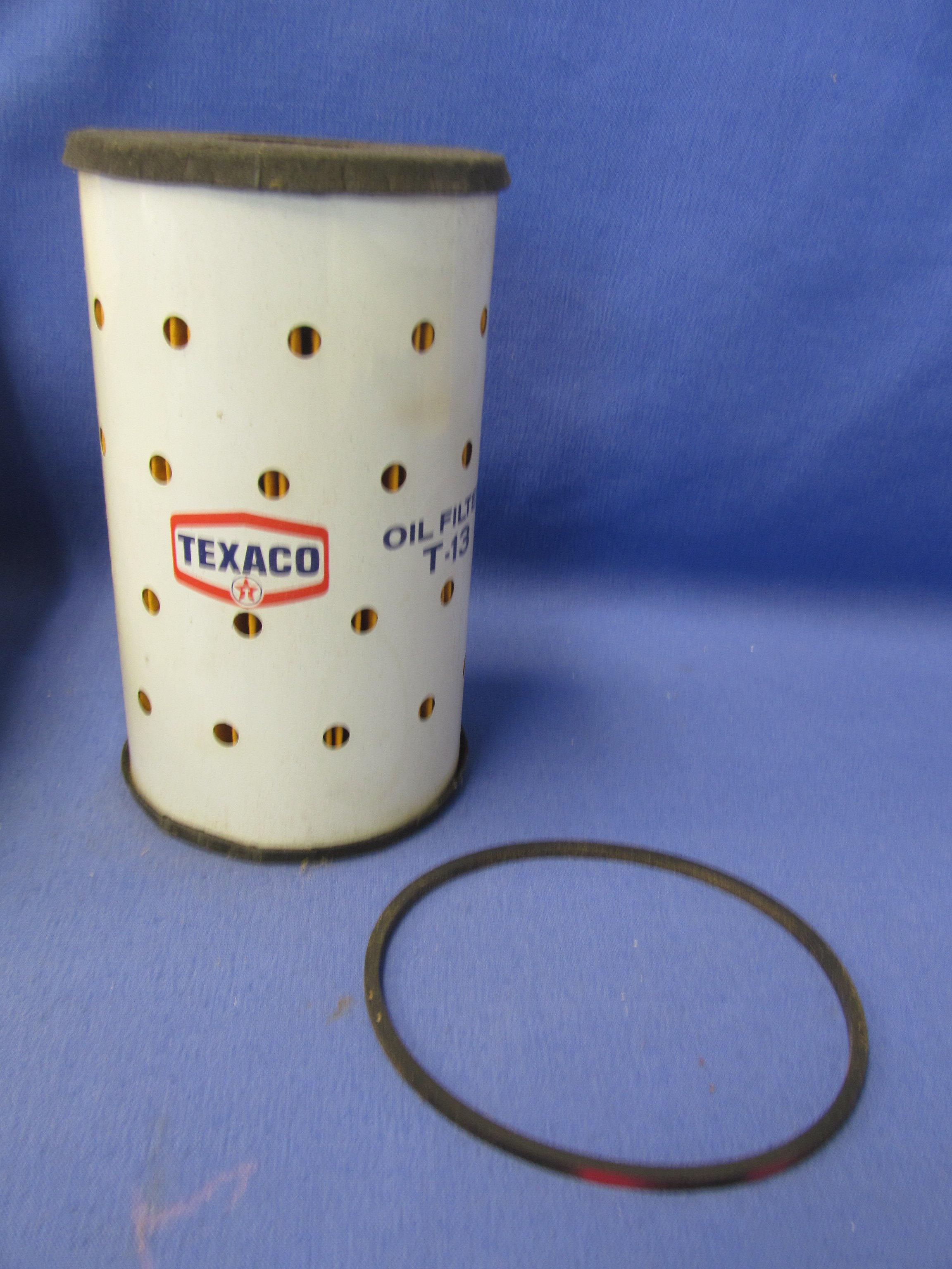 2 Vintage Texaco Oil Filters T-13 – NIB