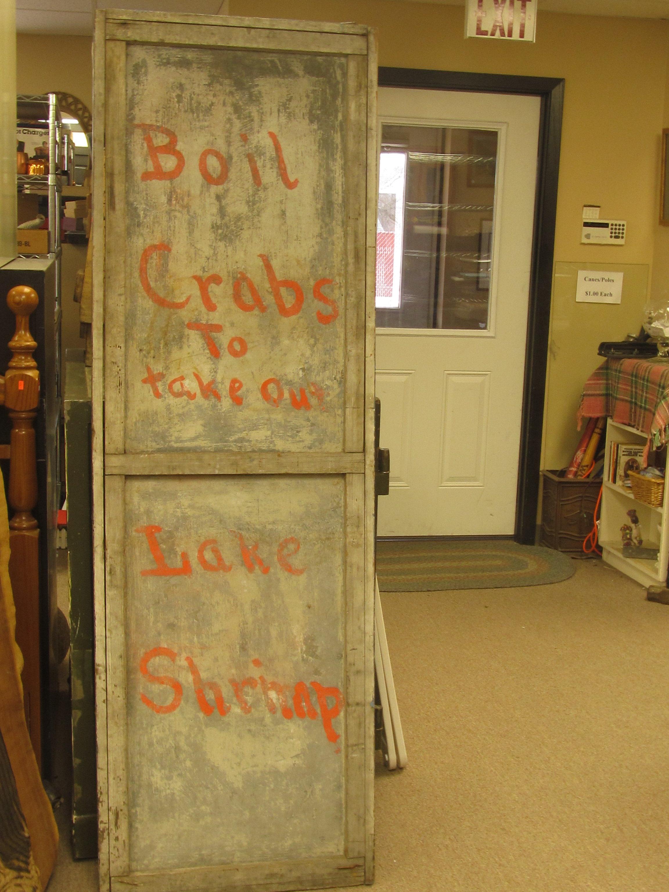 Huge Framed Metal Sign: 6 Ft 2” Tall x 2 Ft Wide “ 1123-1125 Monger's Electric Appliances & Repair S