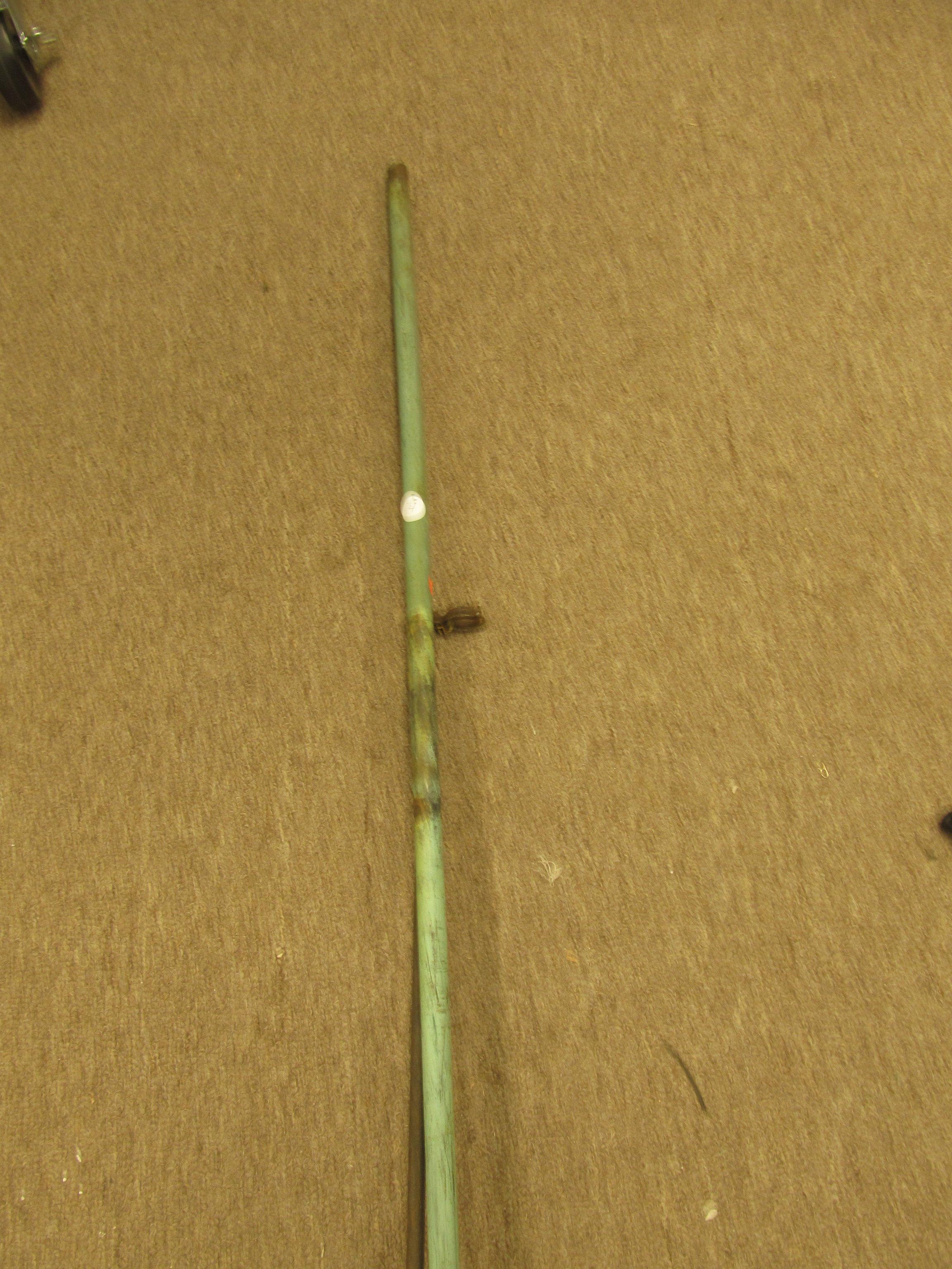 Copper Lightning Rod NO Point -  612” Long Copper Pipe & a 48” Tall Iron Wire 3 Legged Stand (Flat)