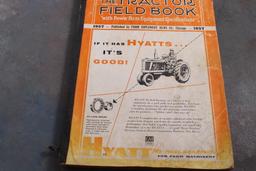 Original RARE 1957 Tractor Field Book Farm Implement News 420 Pages