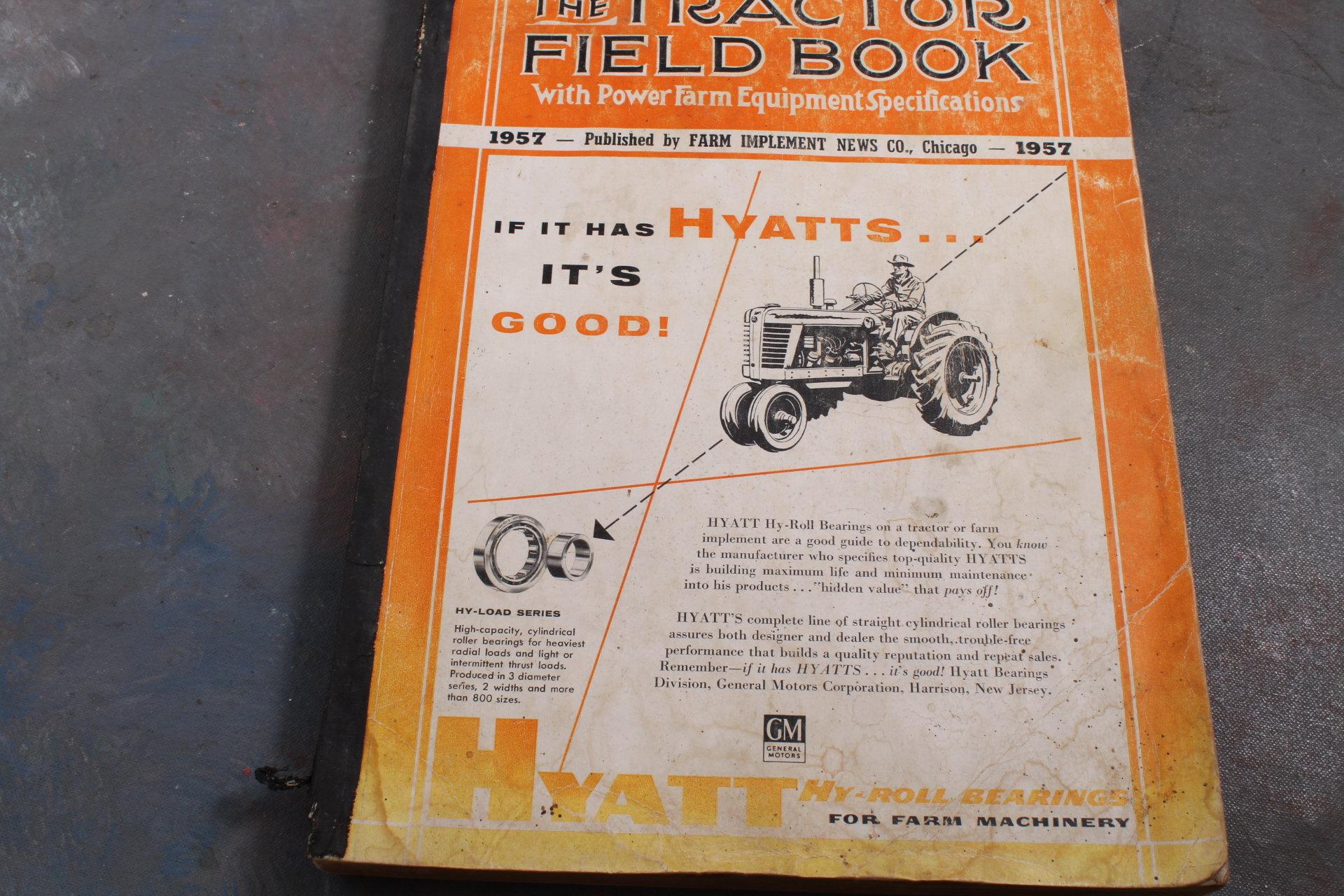 Original RARE 1957 Tractor Field Book Farm Implement News 420 Pages