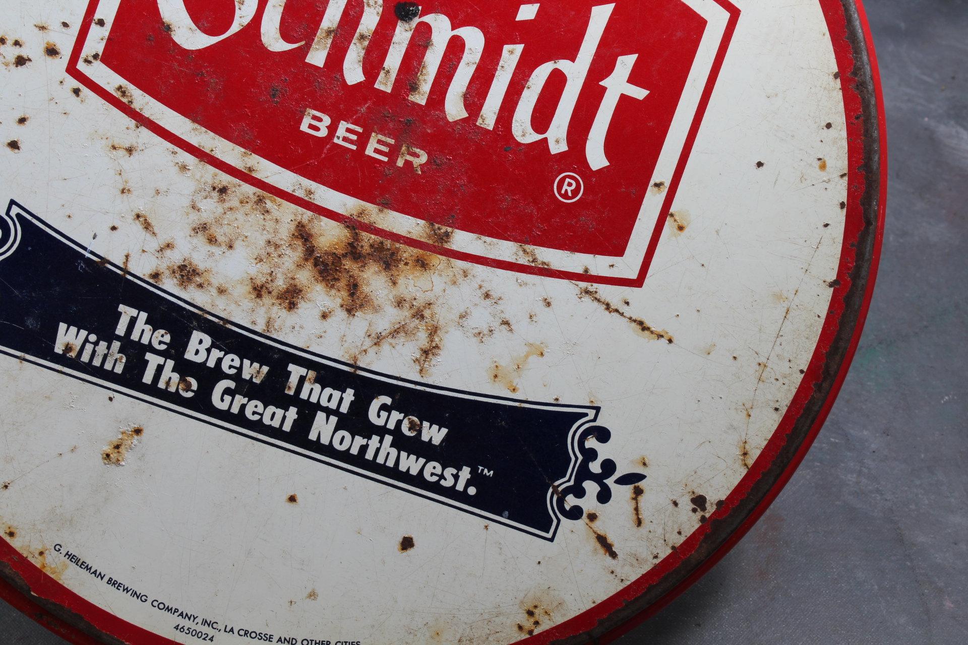 Vintage SCHMIDT BEER TRAY "The Brew That Grew with the Great Northwest"