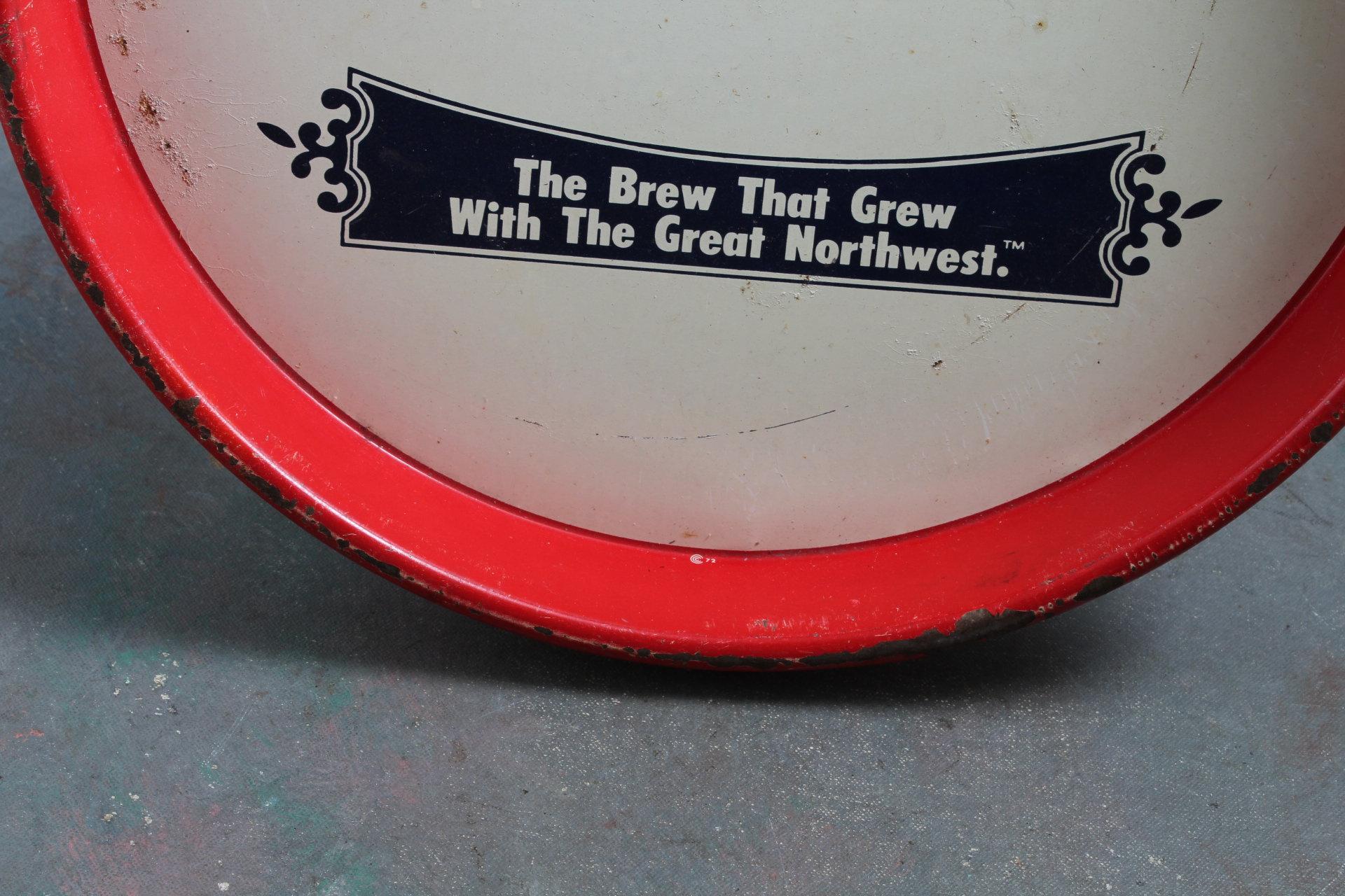 Vintage SCHMIDT BEER TRAY "The Brew That Grew with the Great Northwest"