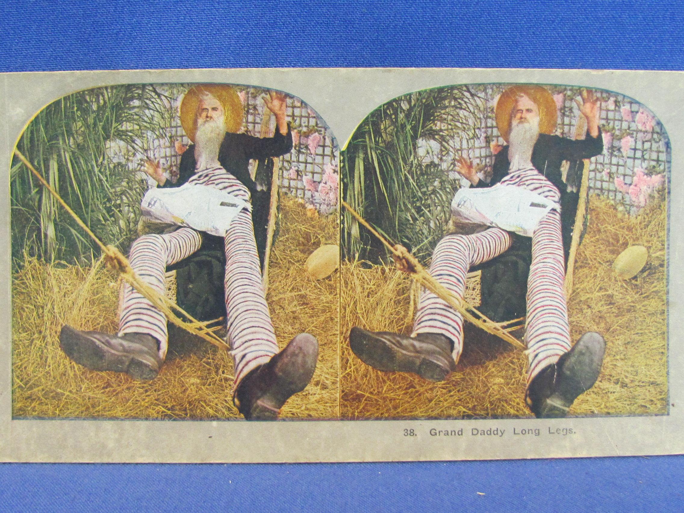 21 Stereoview Cards – Mostly Humorous – Condition varies – As shown