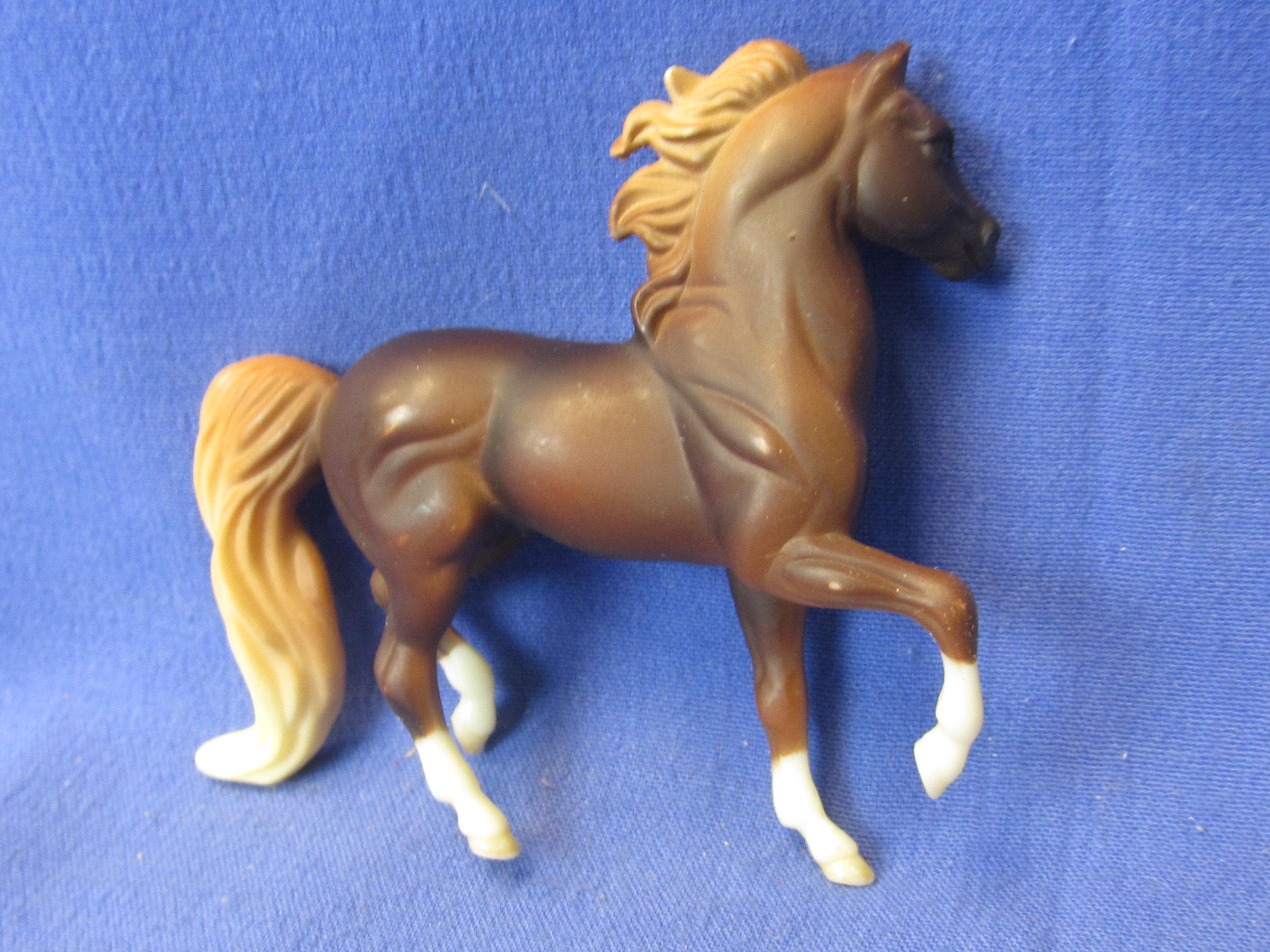 3 Miniature Breyer Horses – Overall Good-Very Good Condition 3”, 2 3/4” & 2” Tall – As in Photos