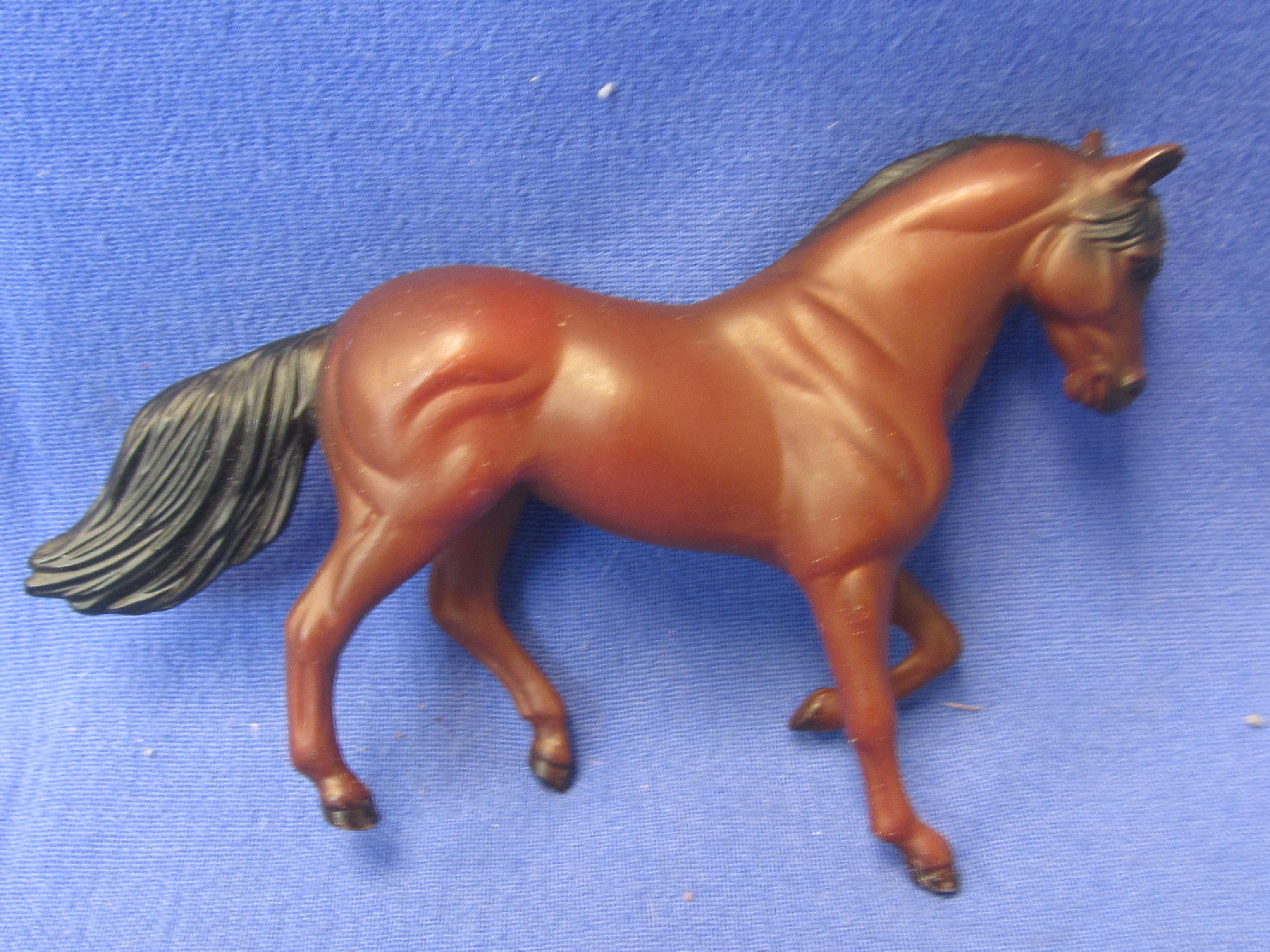 3 Miniature Breyer Horses – Overall Good-Very Good Condition 3”, 2 3/4” & 2” Tall – As in Photos