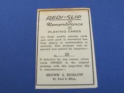 Deck Of Playing Cards – Chicago Great Western Railway – Complete – 2 cards have damage