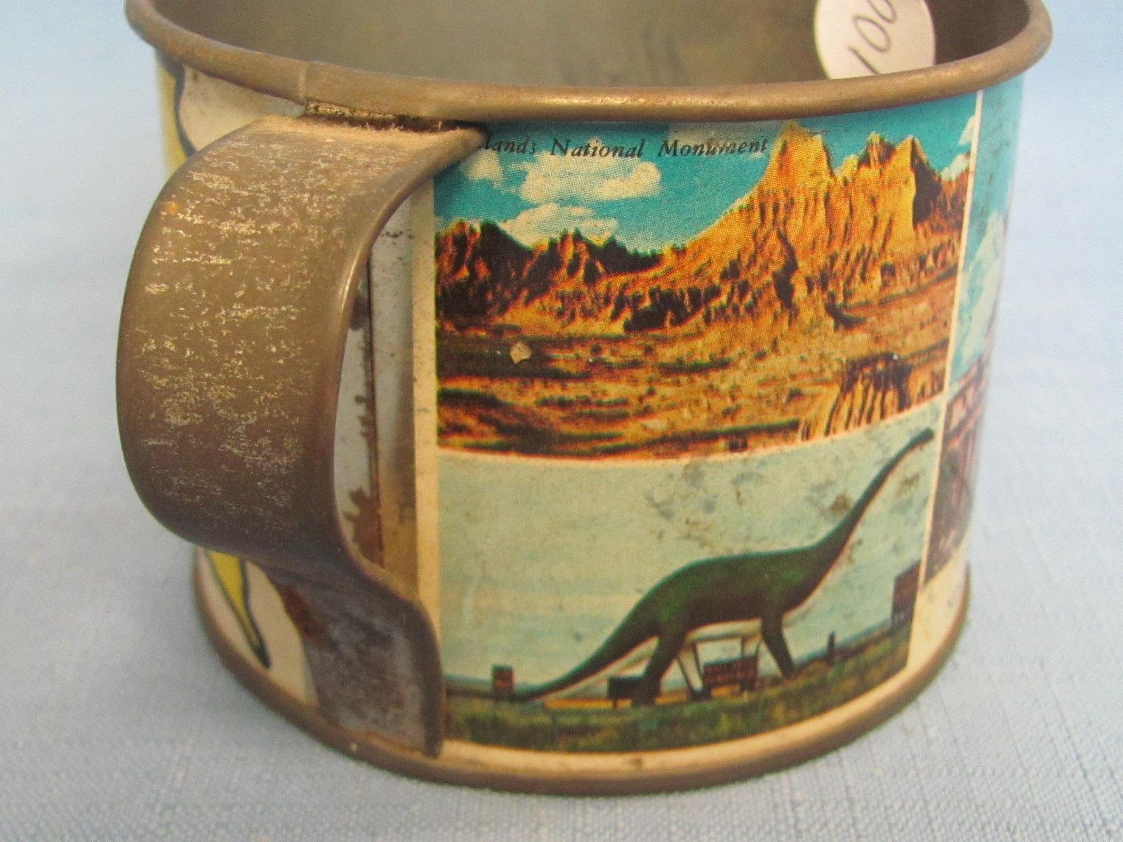 South Dakota Metal Cup – Pierre State Capitol – Mount Rushmore – Badlands – Corn Palace – Made in Ho
