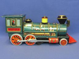 Western Special Locomotive – Battery Operated Tin Litho – Made in Japan – In Original Box - Works