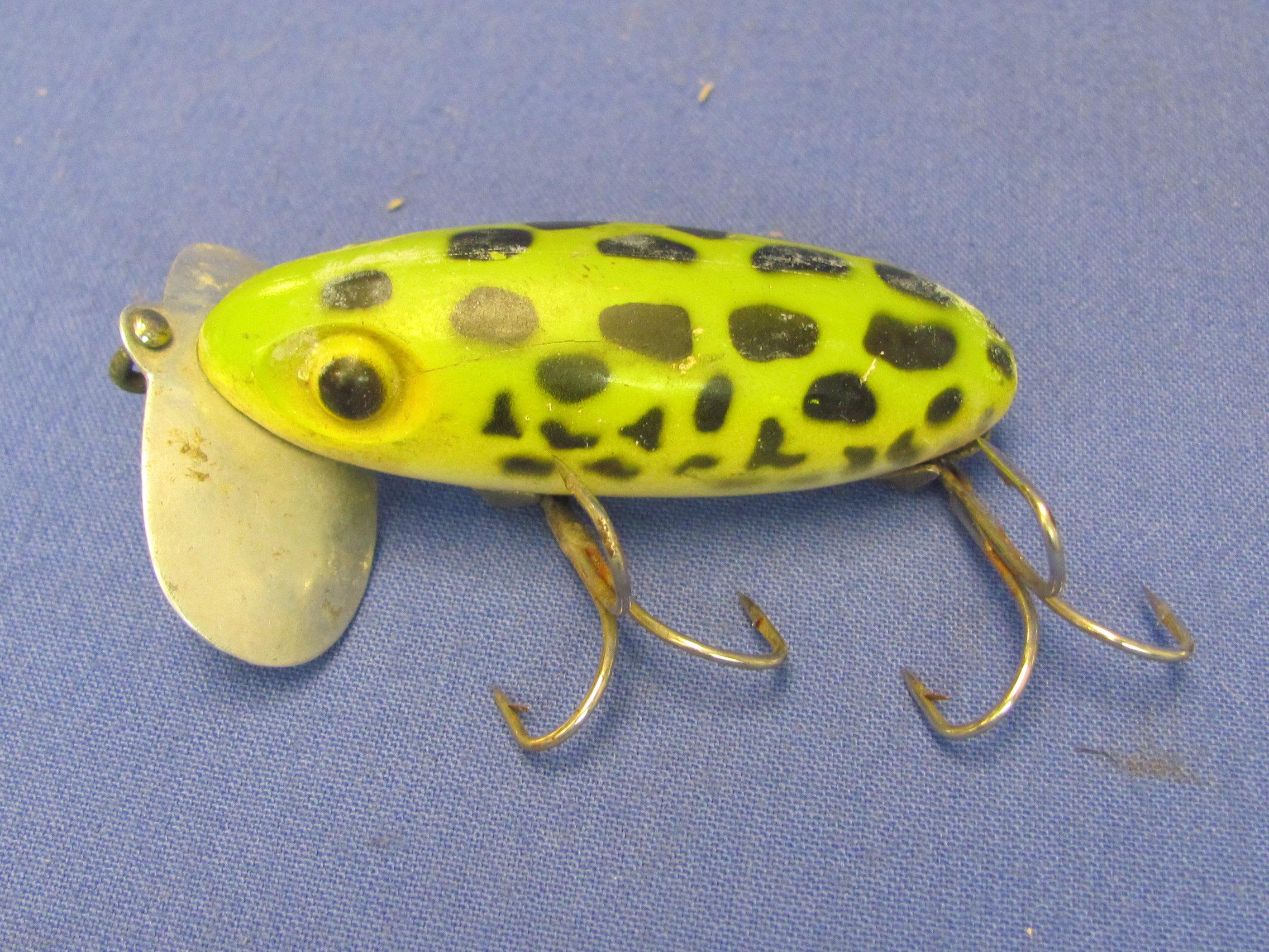 Jitterbug Fishing Lure by Fred Arbogast – In Original Box – Lure is 3” long