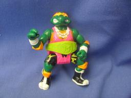 1988 – 1994 Ninja Turtle & Other Action Figures – Vehicle – Space Ship – Miniature Playset in Turtle