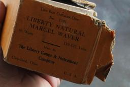Antique LIBERTY NATURAL MARCEL WAVER for Hair in Original Box