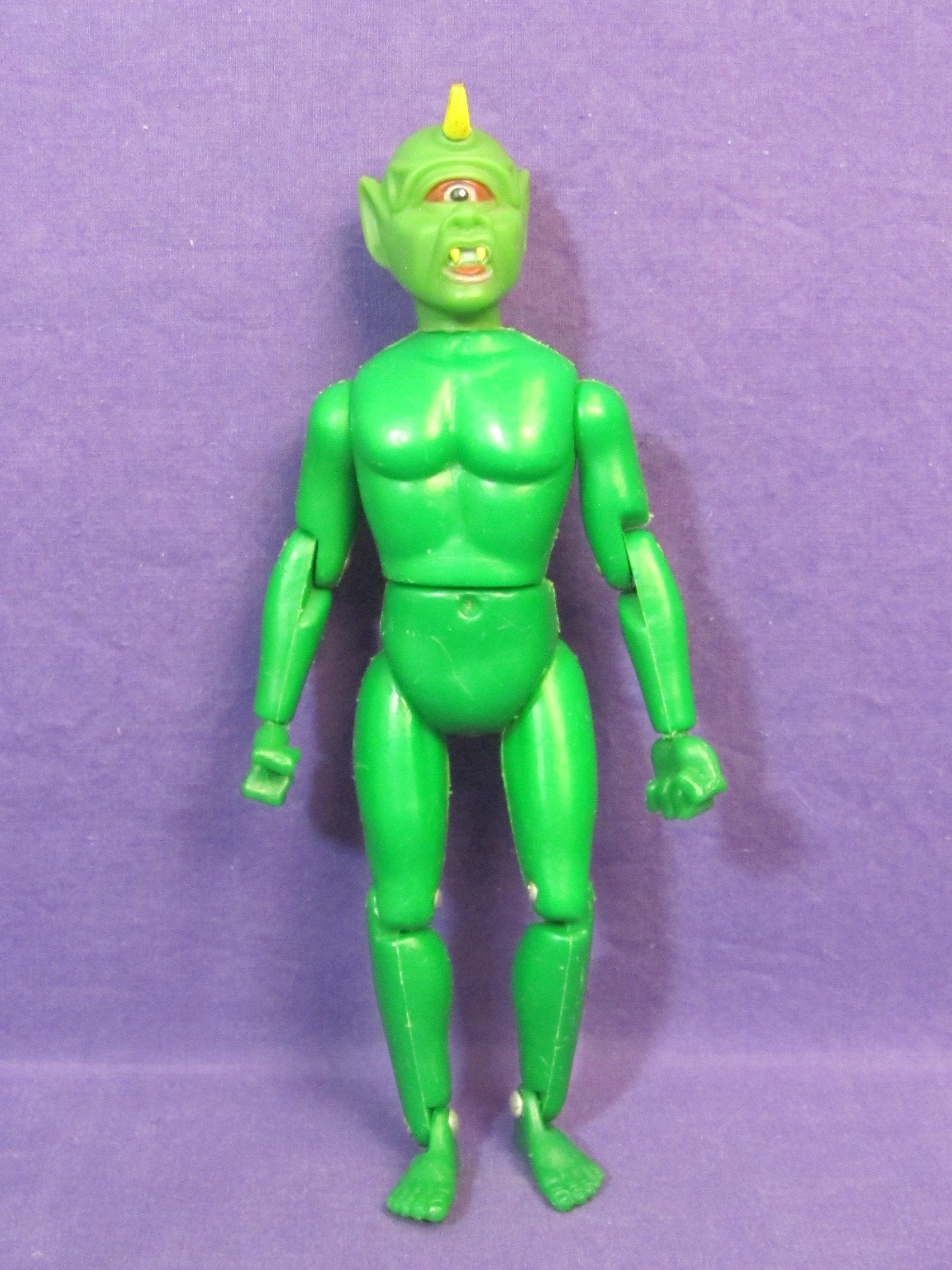 1970s Tomland Action Figure – Monsters of Legend – Cyclops – 8” tall – Missing clothes