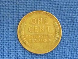 51 Wheat Cents – Lincoln Pennies – 19 from 1940s – 31 from 1950s – 1 is 1939