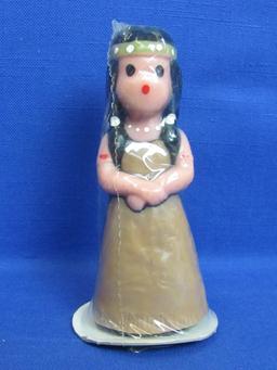 Native American Indian Candles by Gurley – 5” tall – Still original seal