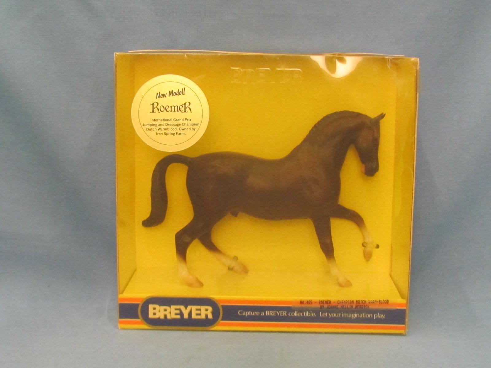 Breyer #465 Roemer Horse – New in Box – Dated 1988 – Box Has Light Wear – Plastic Cover Torn