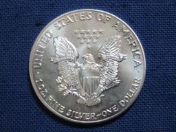 1987 Silver Eagle Coin – 1oz. Fine Silver – As shown
