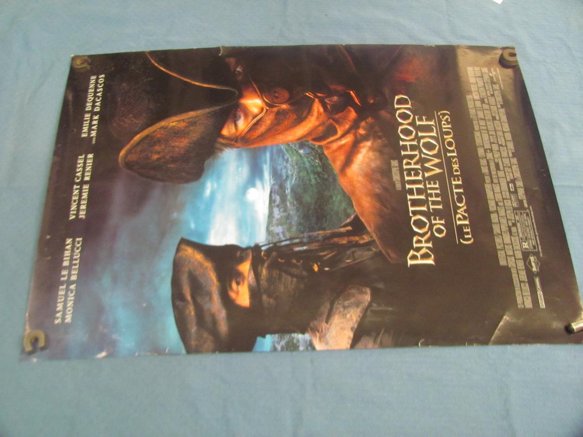 2001 Brotherhood of the Wolf Movie Poster – Two Sided – 27” x 40”