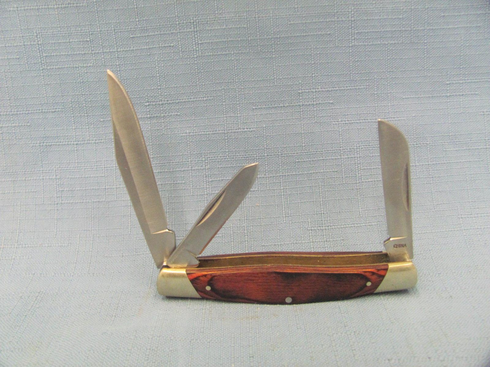 Buck #373 3-Blade Folding Pocket Knife – 3 1/4” L – China – Very Nice Condition