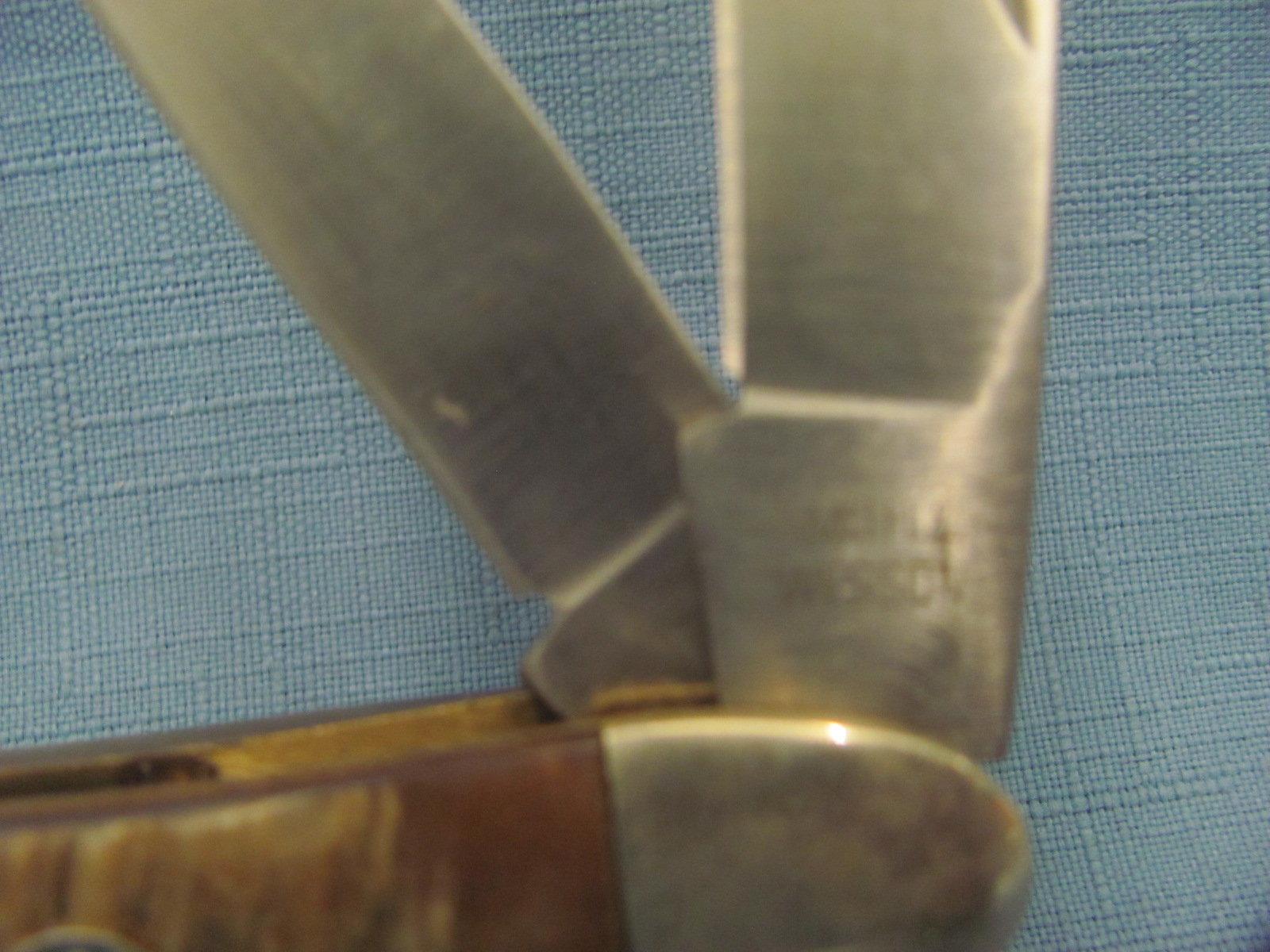 Smith & Wesson CK-1029 - 3-Blade Folding Pocket Knife – Light Finish Wear