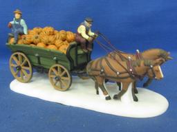 Dept 56 Heritage Village Collection “Harvest Pumpkin Wagon”