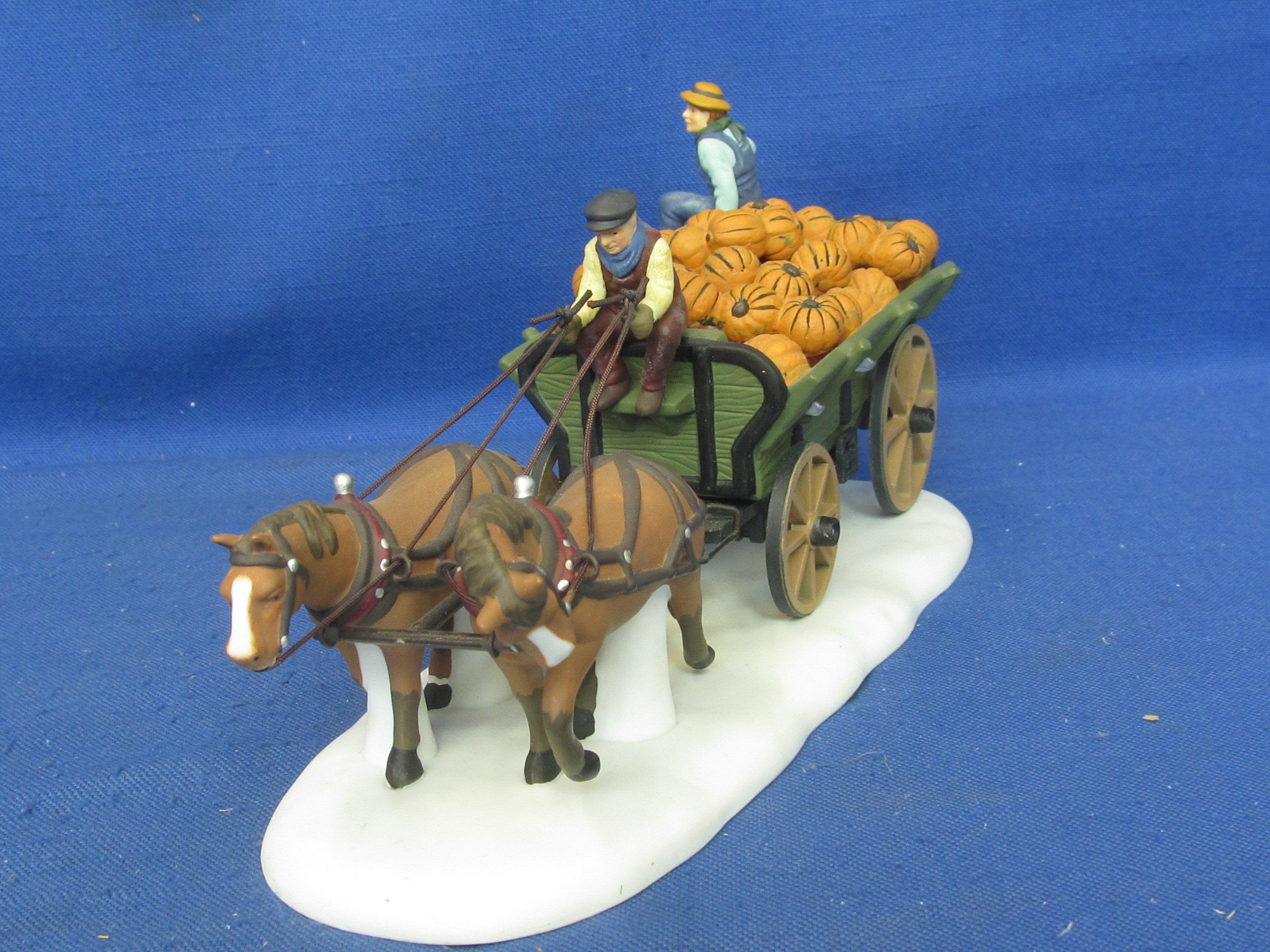 Dept 56 Heritage Village Collection “Harvest Pumpkin Wagon”