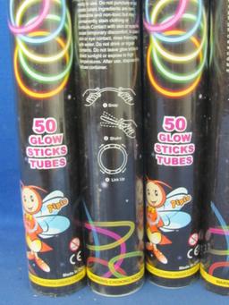 Five Tubes of Glow Necklaces – 50 Necklaces per Tube! -